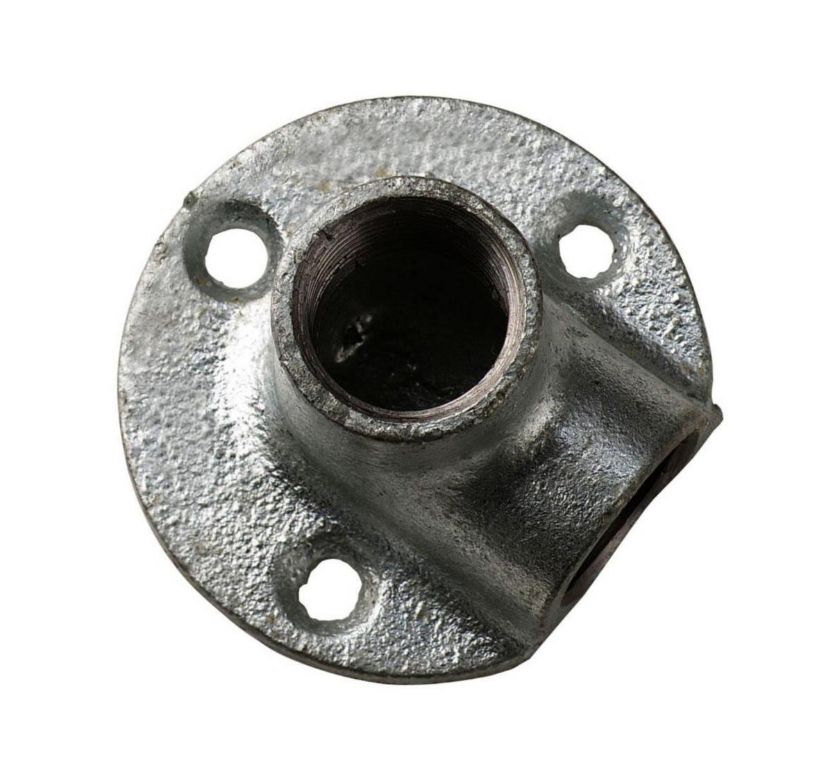 Vinkel 90° med väggfäste, aducerade,  varmförzinkad, invändig gänga. Int nr 471. - 20X90GR GALV AD VINKEL NO 471 M VÄGGFÄSTE INV GG EN10242/A2