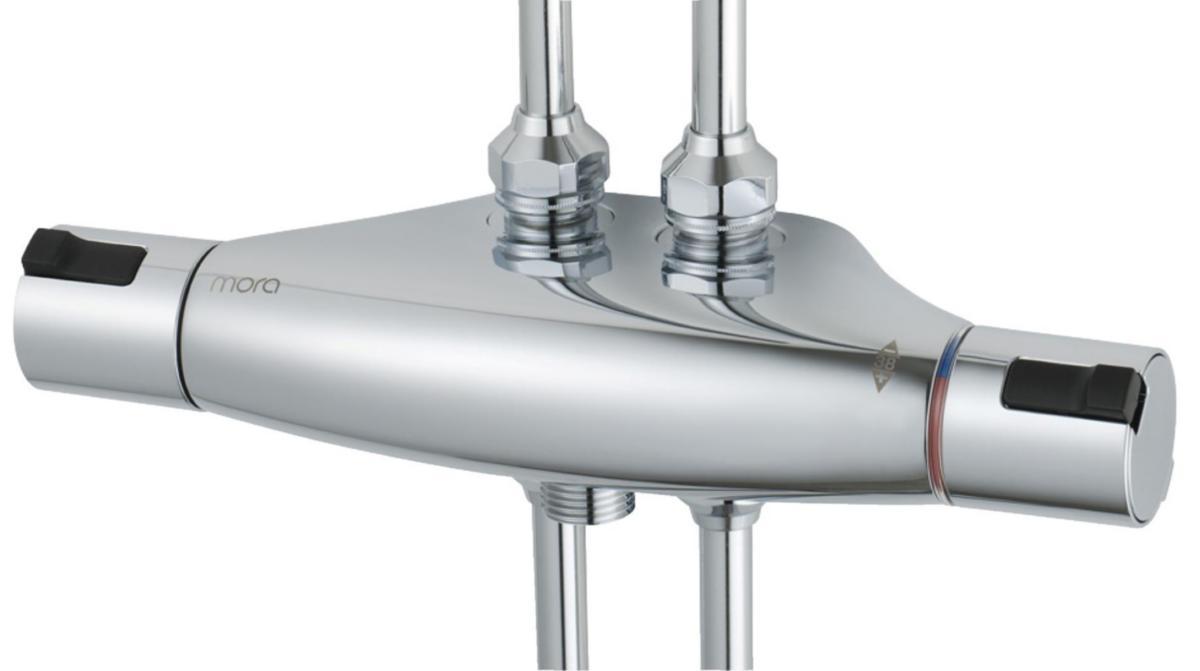Duschblandare 40 c/c Cera T4, Mora - MORA CERA T4 DUSCHBLANDARE 40 C/C, KROM,  VASKA
