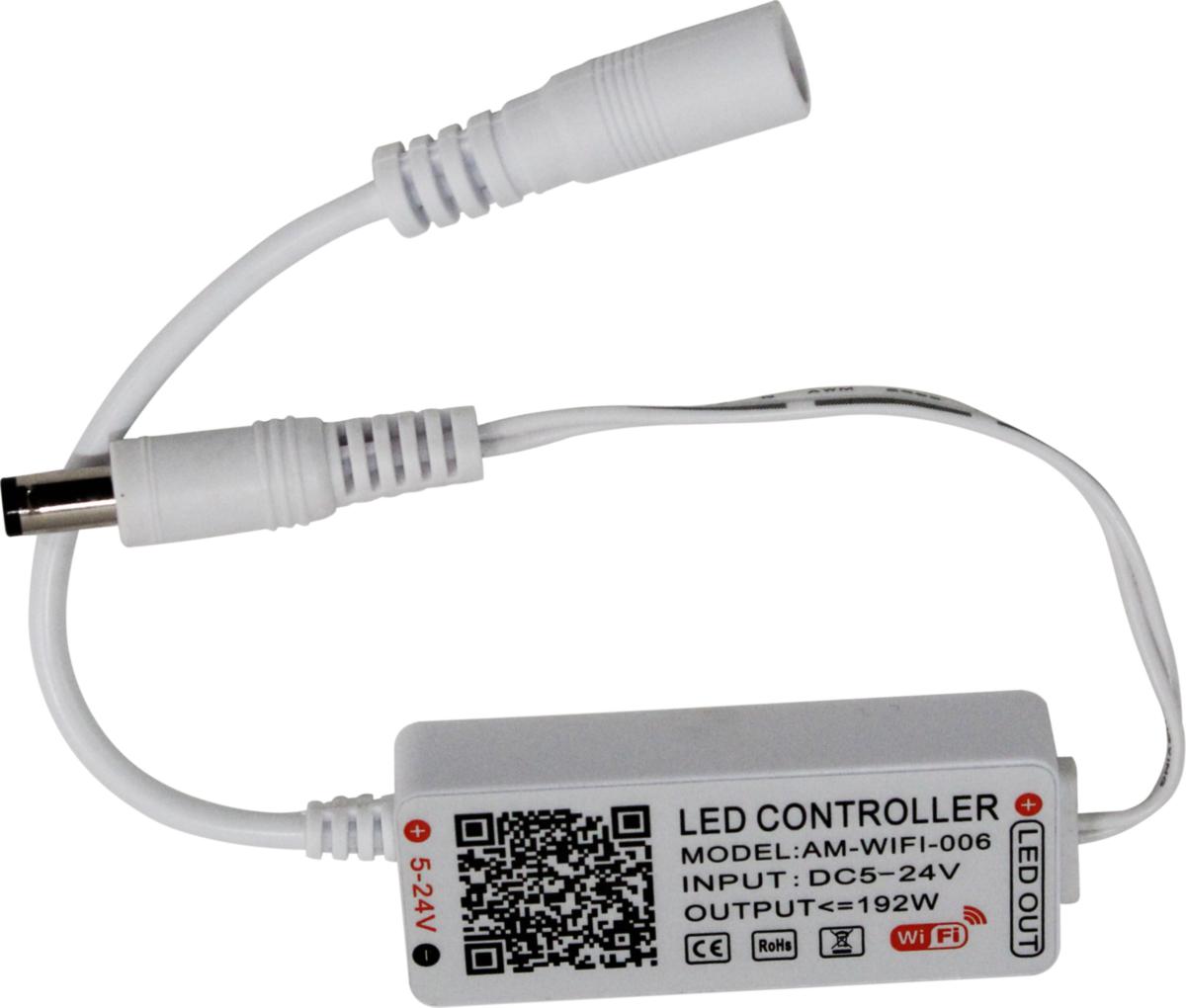 Strömkabel för LED-list, med brytare, WiFi, Fejan - STRÖMKABEL MED BRYTARE WIFI 150MM FÖR LEDLIST FEJAN
