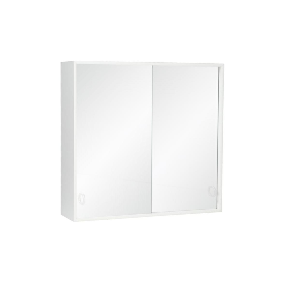 Badrumsskåp Skåform 8 Polar - BADRUMSSKÅP SKÅFORM POLAR 8 SPEGELSKJUTDÖRRAR 550X525MM