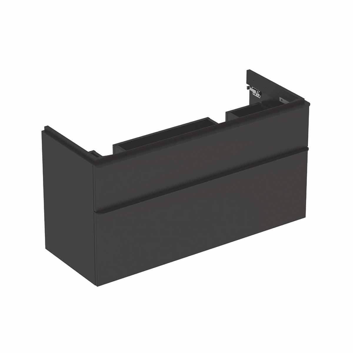 Underskåp Smyle Square med 2 lådor, Geberit - GEBERIT SMYLE SQUARE UND.SKÅP B118.4.H61.7.T47. LAVA.2 LÅDOR