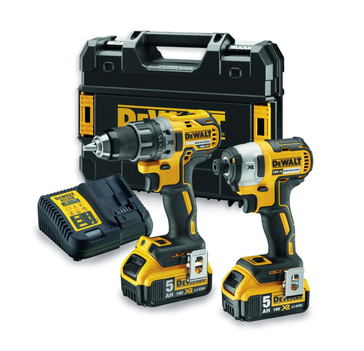 Kombikit DEWALT DCK268P2T - KOMBIKIT DEWALT DCK268P2T 18V DCF887. DCD791. TSTAK