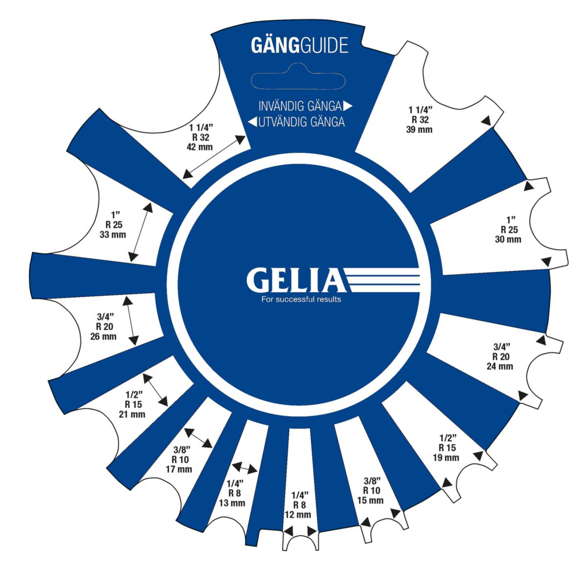 Rörguide/Gängguide, Gelia - RÖRGUIDE STÅL GALV KOPPARRÖR