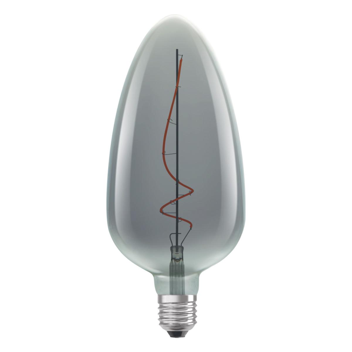 LED-lampa, Vintage 1906, Deco CLA125, dimbar, Osram - LED LAMPA DECO CLA125 E27 DIM VINTAGE 1906 OSRAM