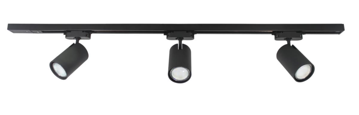 Spotlightskena inklusive spotlights, Ingarö - SPOTLIGHTSKENA 1M + 3 LAMPOR SVA GU10 EXK LJUSKÄLLA INGARÖ