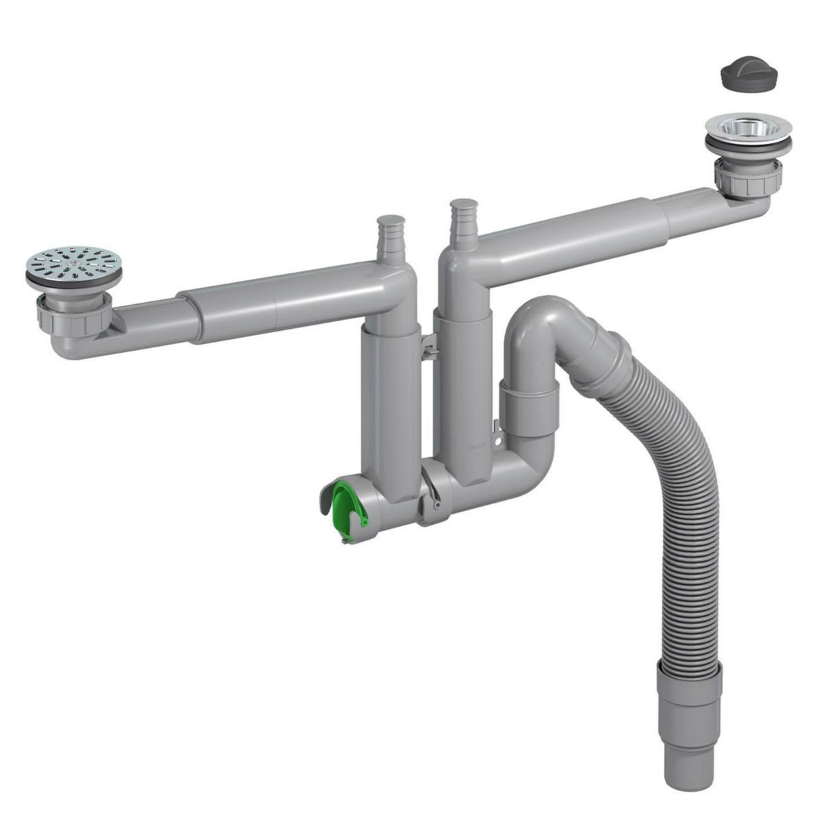 Vattenlås Smartloc AO, Intra - INTRA 783005 VATTENLÅS SMARTLOC AO. SIL.PROPP.DUBBEL