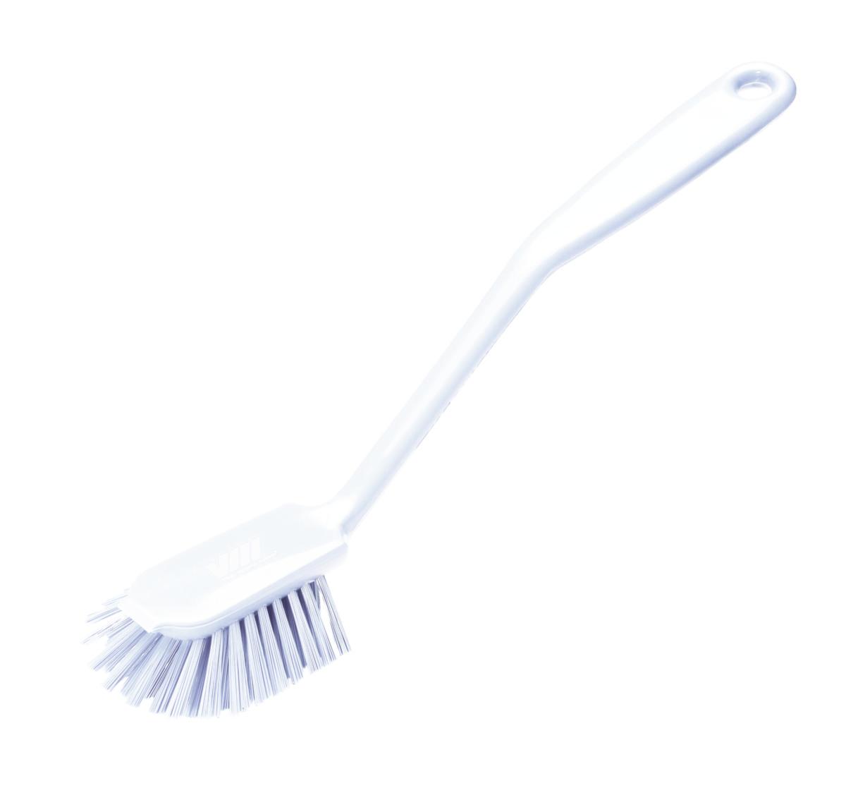 Diskborste Vikan hygien - DISKBORSTE MED SKRAPKANT VIKAN 30X60X255MM VIT