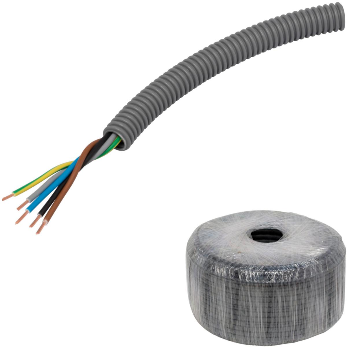 Flexrör fördragen FQ tvinnad PowerFlex Dca, Pipelife - FLEXRÖR 16MM TVIN FQ5G1.5 100M 
