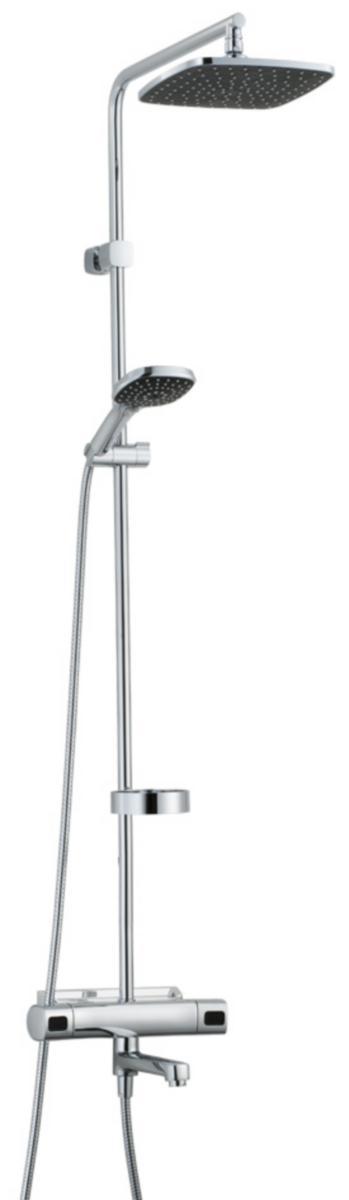 Takdusch/handdusch med termostatblandare för dusch och badkar 160 c/c, FMM Siljan - DUSCHKIT FMM SILJAN TERMOSTAT 160CC M PIP & TAKDUSCH 8377333