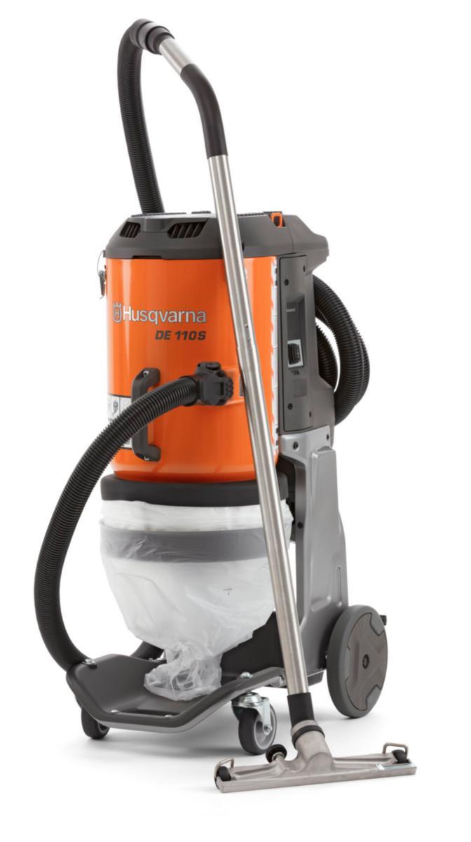 Stoftavskiljare Husqvarna DE 110 SH - STOFTSUG HUSQVARNA DE110SH 230V H-KLASS