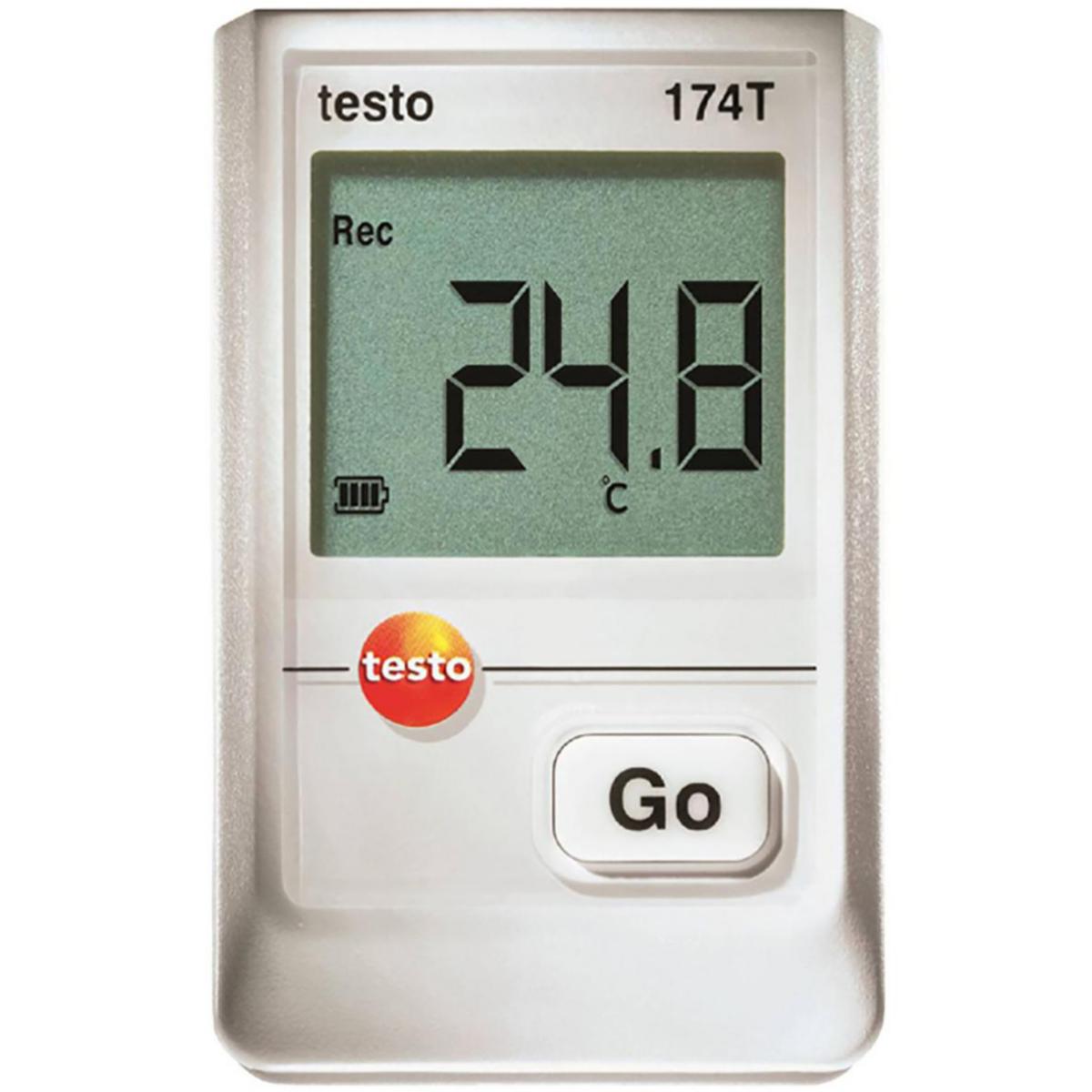 Temperaturlogger i miniformat IP65 - Testo - TEMPLOGGER TESTO 174T -30+70 C° +/-0,5 IP65