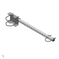 Offset parallellfäste  RÖR Ø88.9-120 mm, 1/2 set