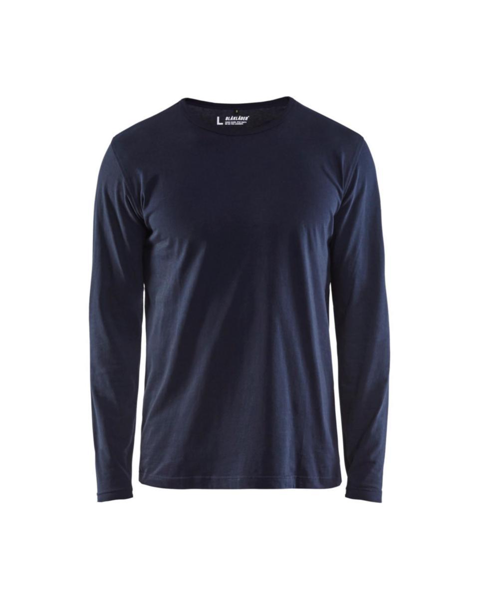 T-shirt Blåkläder 3500-1042 - T-SHIRT BLK 3500-1042 MÖRK/MA LÅNGÄRMAD STL 3XL