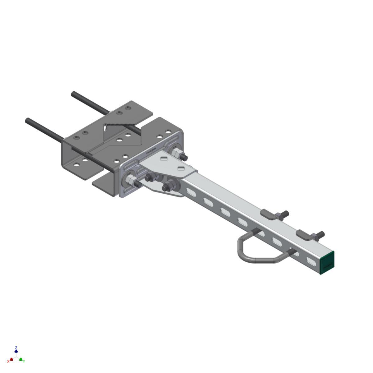 Offset parallellfäste rör Ø20-120 mm, 1/2 set - OFFSET PARALLELLFÄSTE. 1/2 SET * FÖR RÖR Ø20 - 120 MM