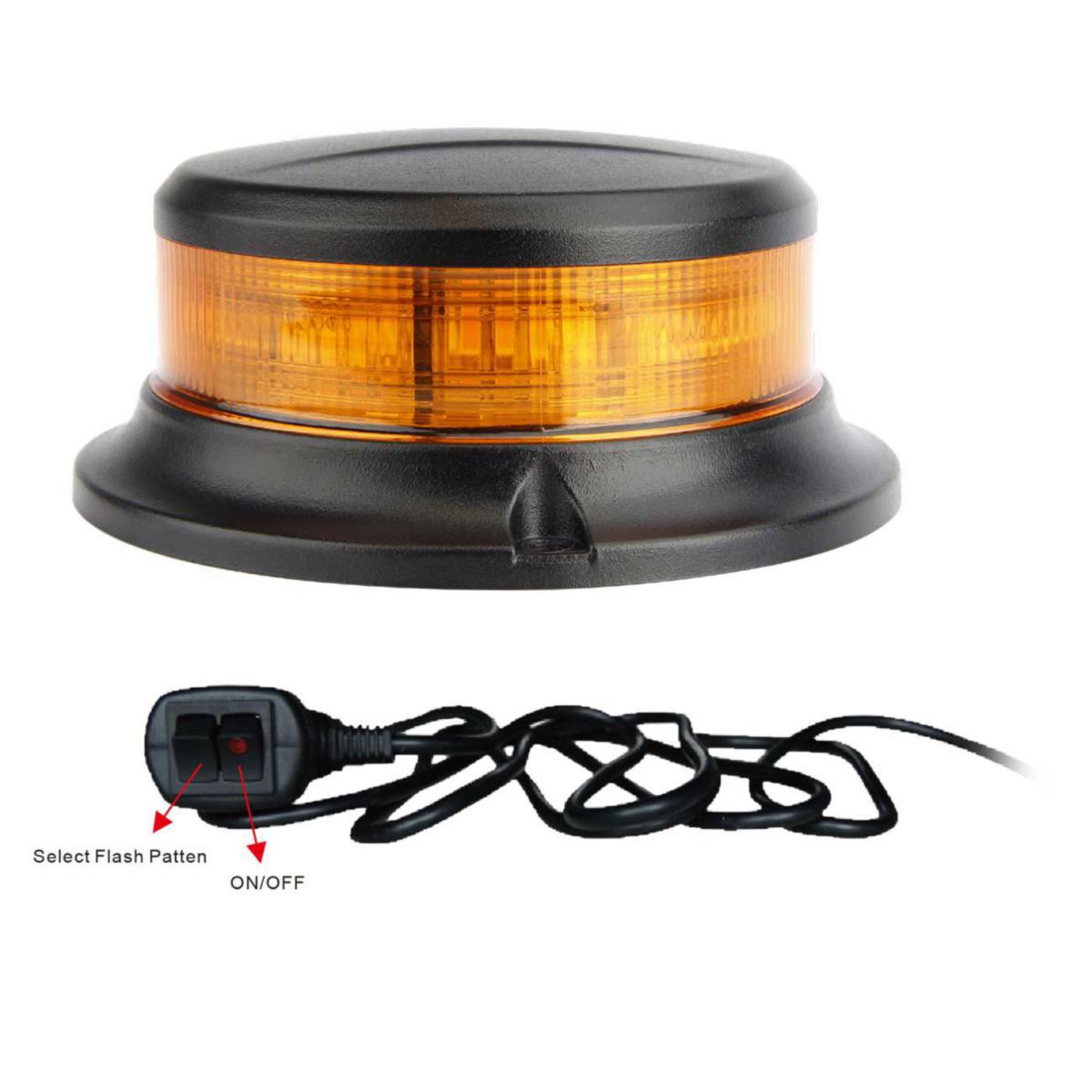 LED Varningsljus Puck, Cellite - VARNINGSLJUS LED PUCK 10-30V