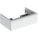 Underskåp iCon för tvättställ med en låda bredd 740mm. Geberit