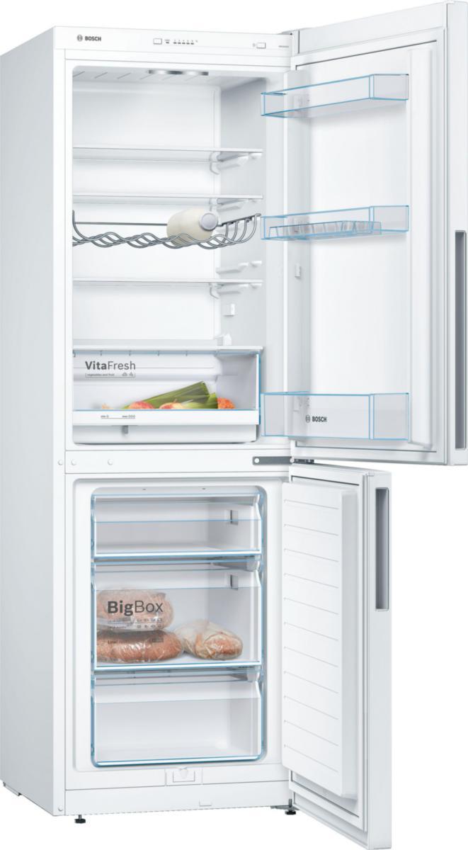 Kyl/frys, 176 cm, integrerat handtag, Serie 4 - KYL/FRYS KGV33VWEA 176 CM VIT HÖGER BOSCH