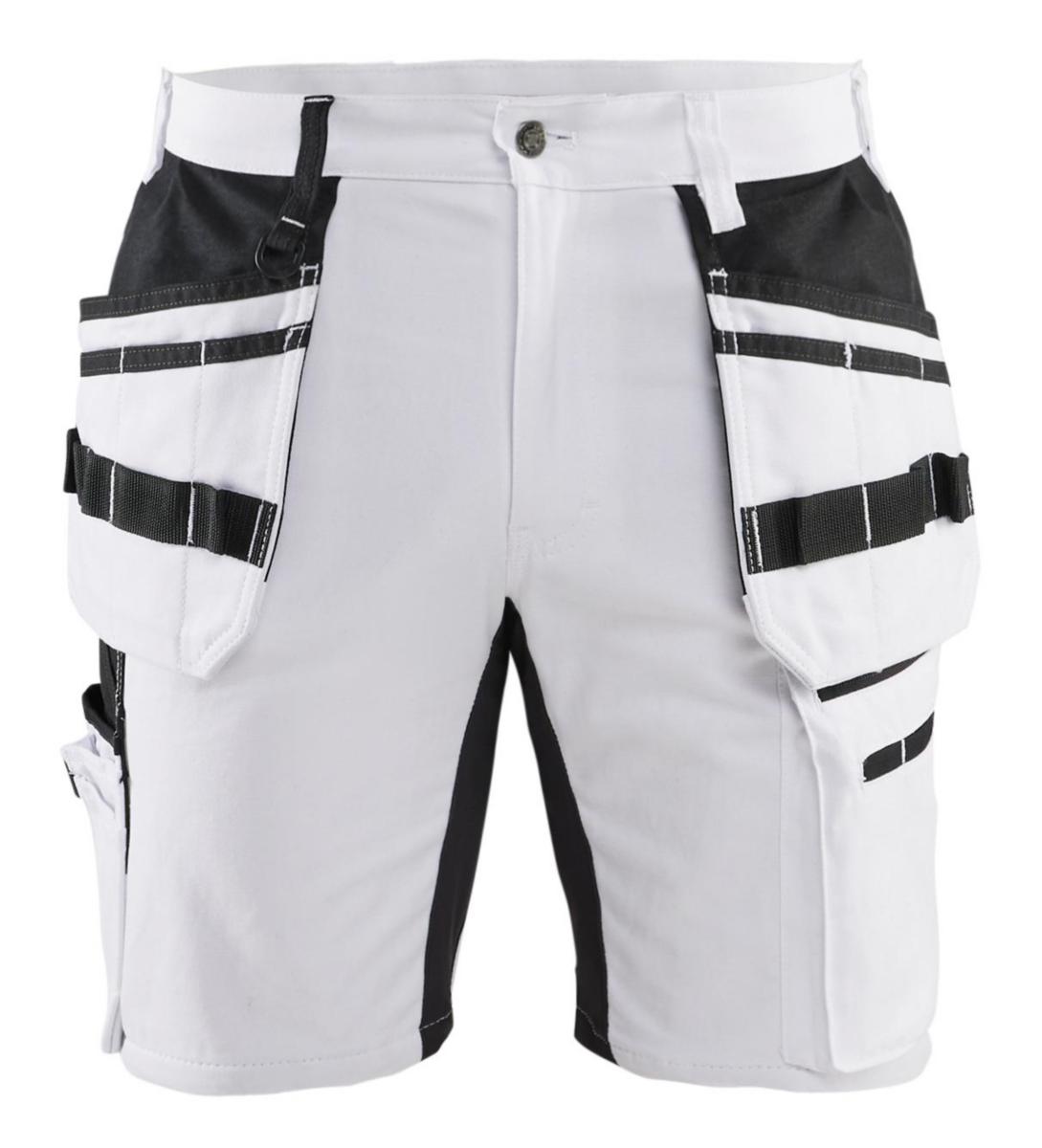 Målarshorts Blåkläder 1911-1000 - MÅLARSHORTS BLK 1911-1000 VIT/SVART STRETCH HF STL C44