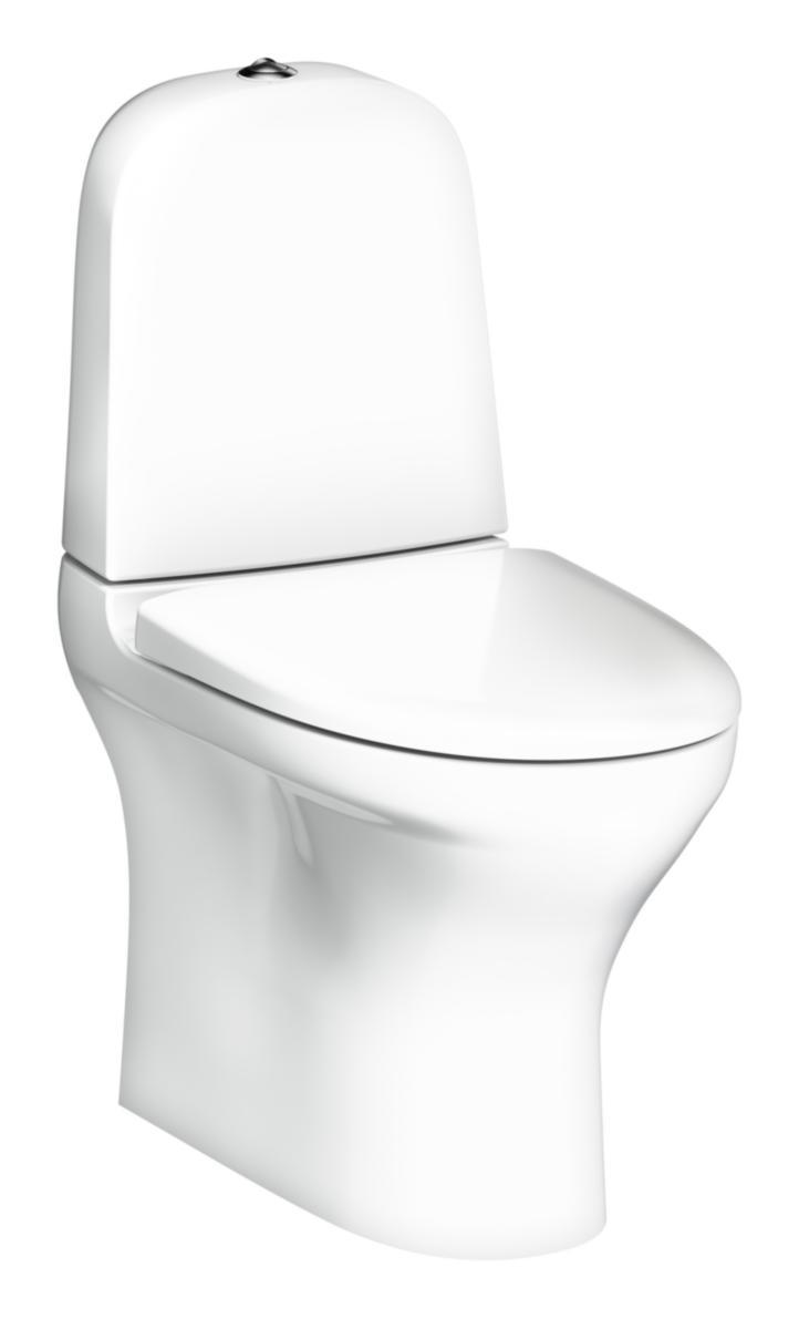 WC-stol Estetic 8300 SoftClose, Gustavsberg - GBG ESTETIC WC 8300 HYGIENIC FLUSH, C+, VIT, LIM SC SITS