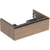 Underskåp iCon för tvättställ med en låda bredd 740mm. Geberit