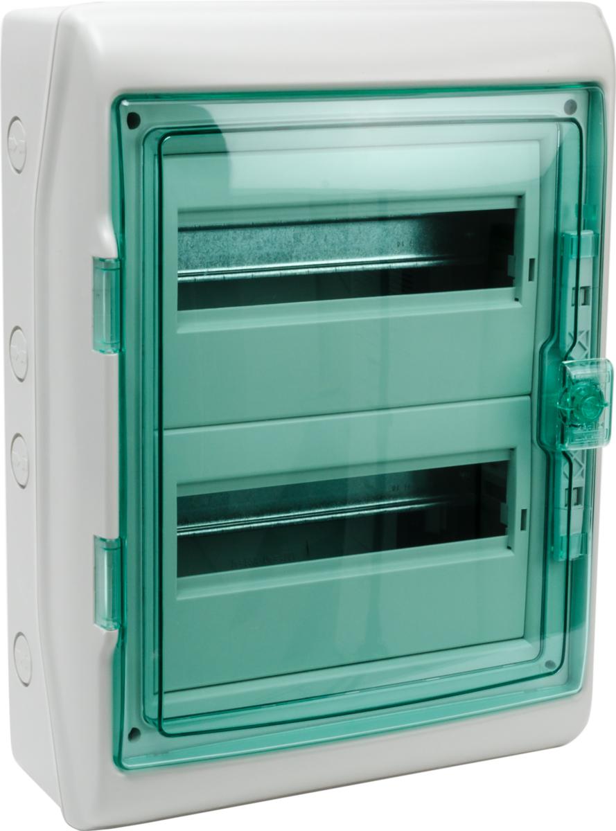 Normcentral, utanpåliggande, Kaedra, Schneider Electric - NORMCENTRAL UTP 2 RAD 24 MOD IP 65 KAEDRA SCHNEIDER