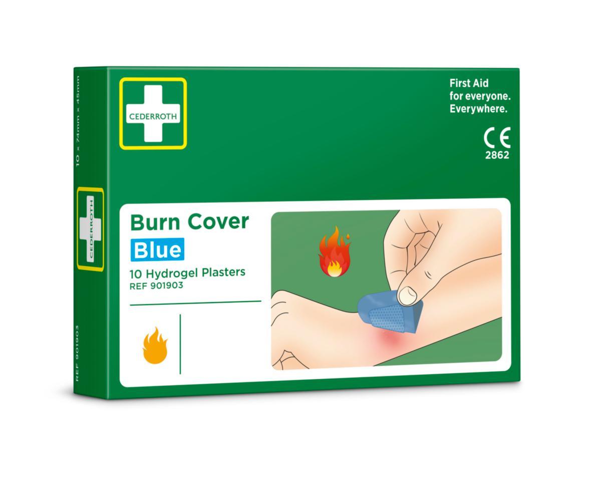 Plåster Cederroth Burn Cover 901903 - PLÅSTER BRÄNNSKADE 901903 CEDERROTH