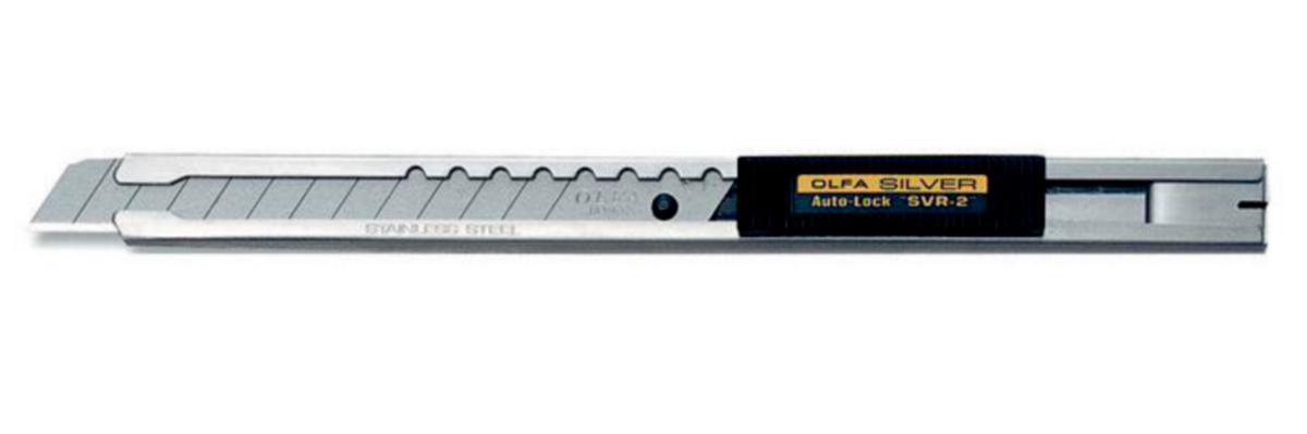Brytbladskniv Olfa SVR-1 - BRYTBLADSKNIV OLFA SVR-1 9MM RFR M CLIPS & 2 AB-S BLAD