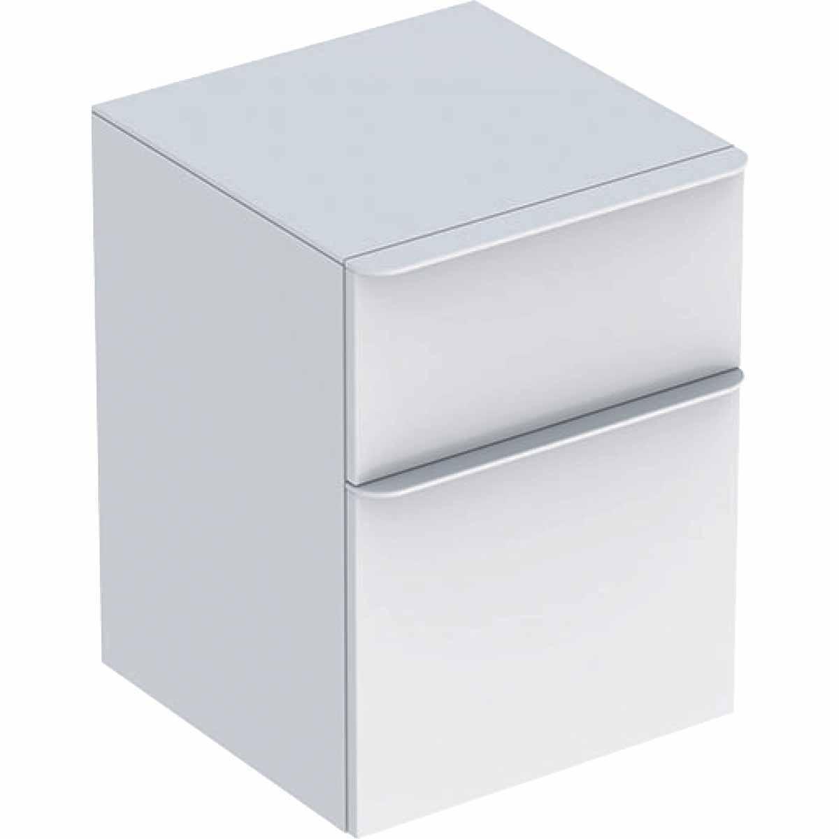 Sidoskåp Smyle Square 2 lådor, Geberit - GEBERIT SMYLE SQUARE SIDOSKÅP B45.H60.T47. VIT. 2 LÅDOR