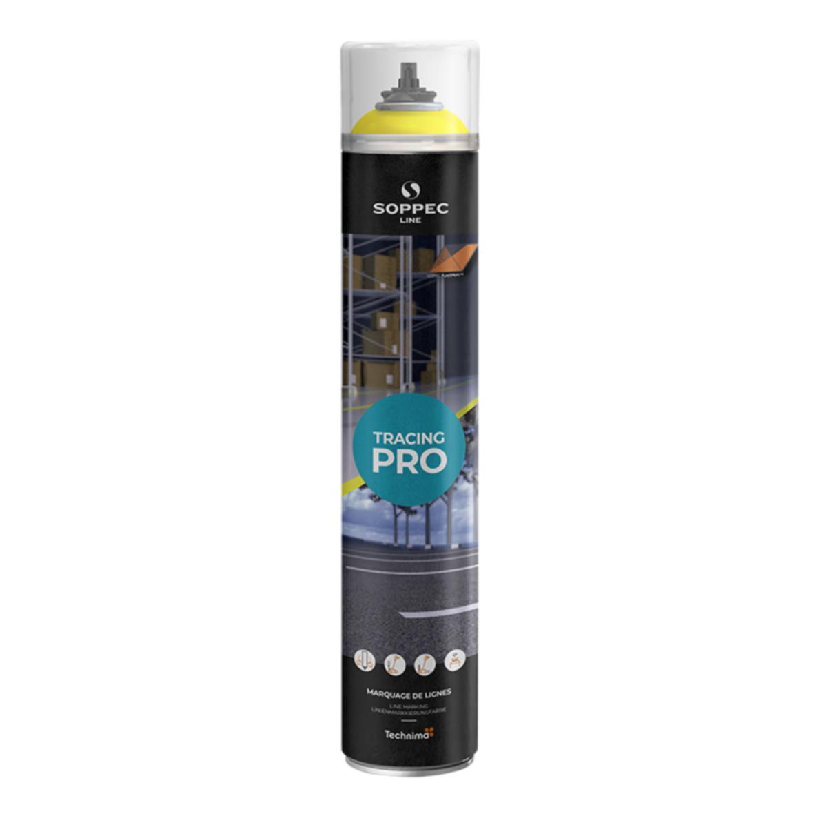 Linjemarkeringsfärg Soppec Tracing Pro - LINJEFÄRG TRACING PRO GUL 750ML SOPPEC
