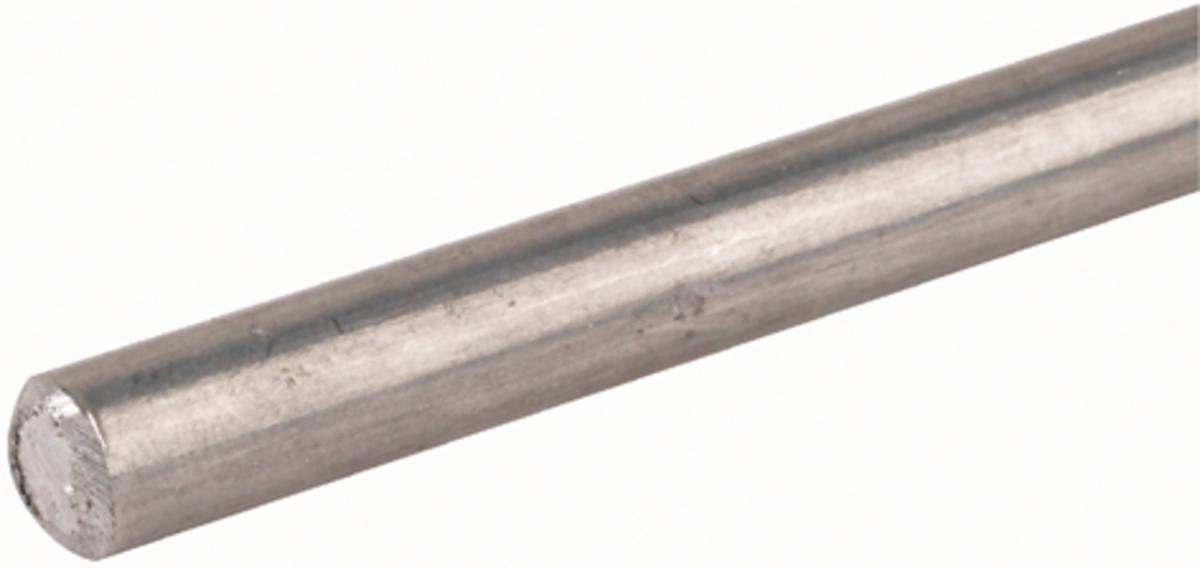 Rundledare 8 mm aluminium - RUNDLEDARE 8 MM 50MM2 ALU RD 8 ALMGSI WEI R148M