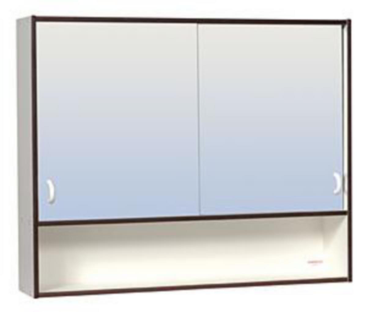Badrumsskåp Skåform 2 Basic - BADRUMSSKÅP SKÅFORM BASIC 2 SPEGELSKJUTDÖRRAR 650X525MM