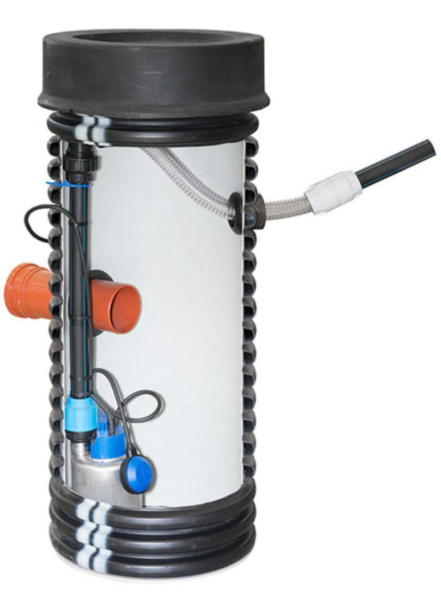 Uponor pumpbrunn - UPONOR KOMPLETT PUMPBRUNN H=2M, INL DIM 110MM