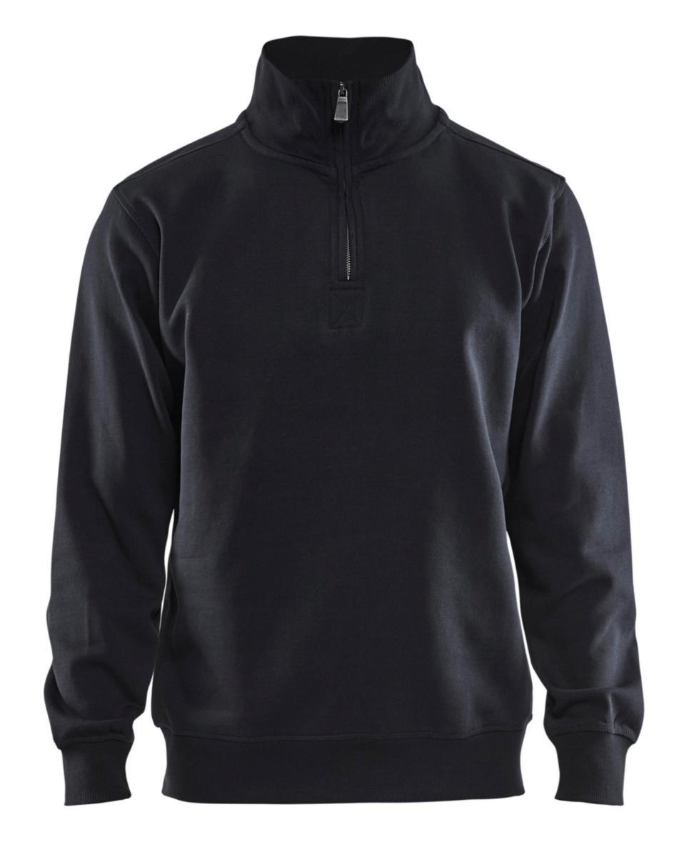 Tröja Blåkläder 3365-1048 - TRÖJA BLK 3365-1048 HALVZIP SVART STL S