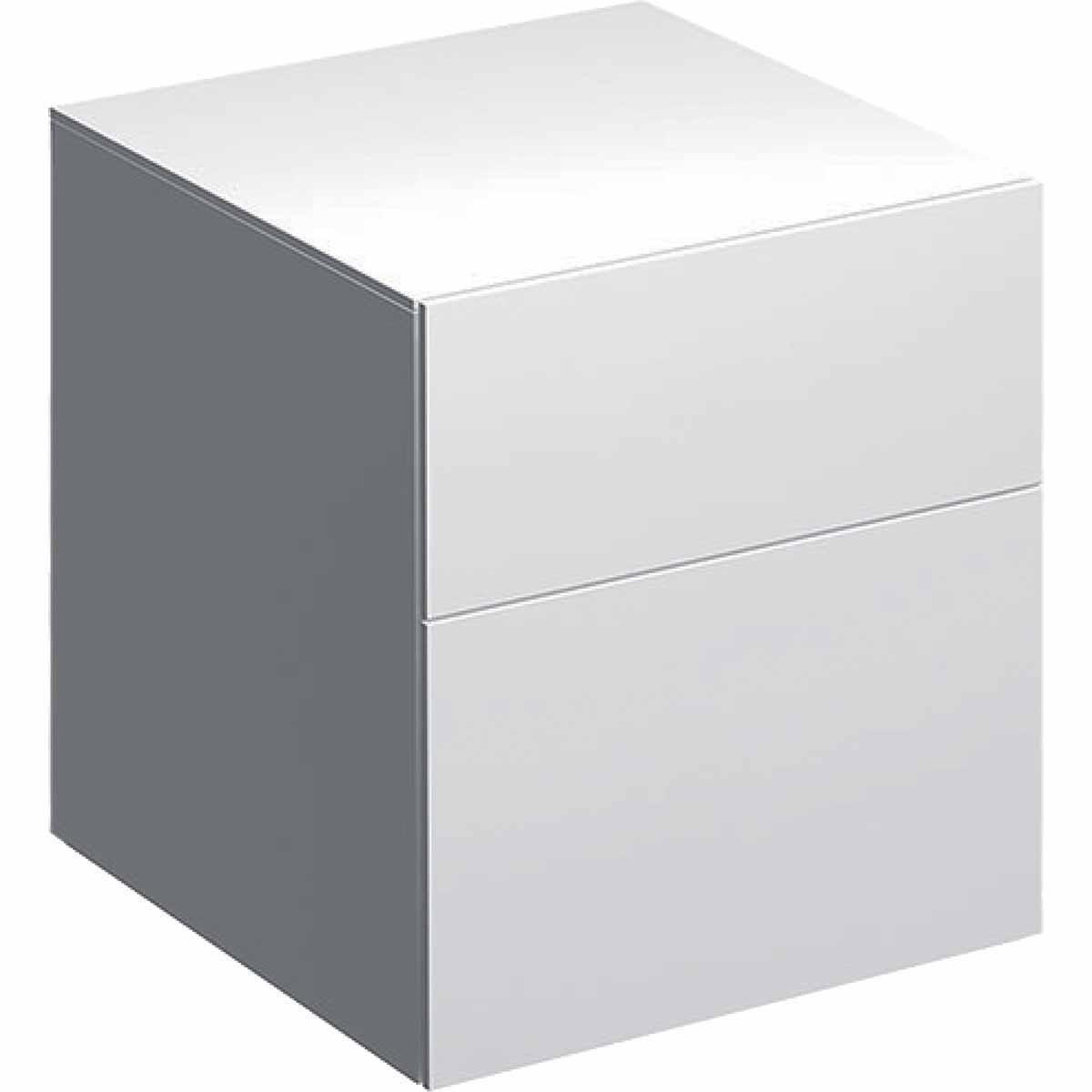 Sidoskåp Xeno² med 2 låda, Geberit - GEBERIT XENO² SIDOSKÅP B45.H51.T46.2. VIT. 2 LÅDOR