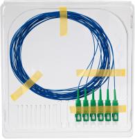 Fibersvans pigtail Singelmode G652D blå
