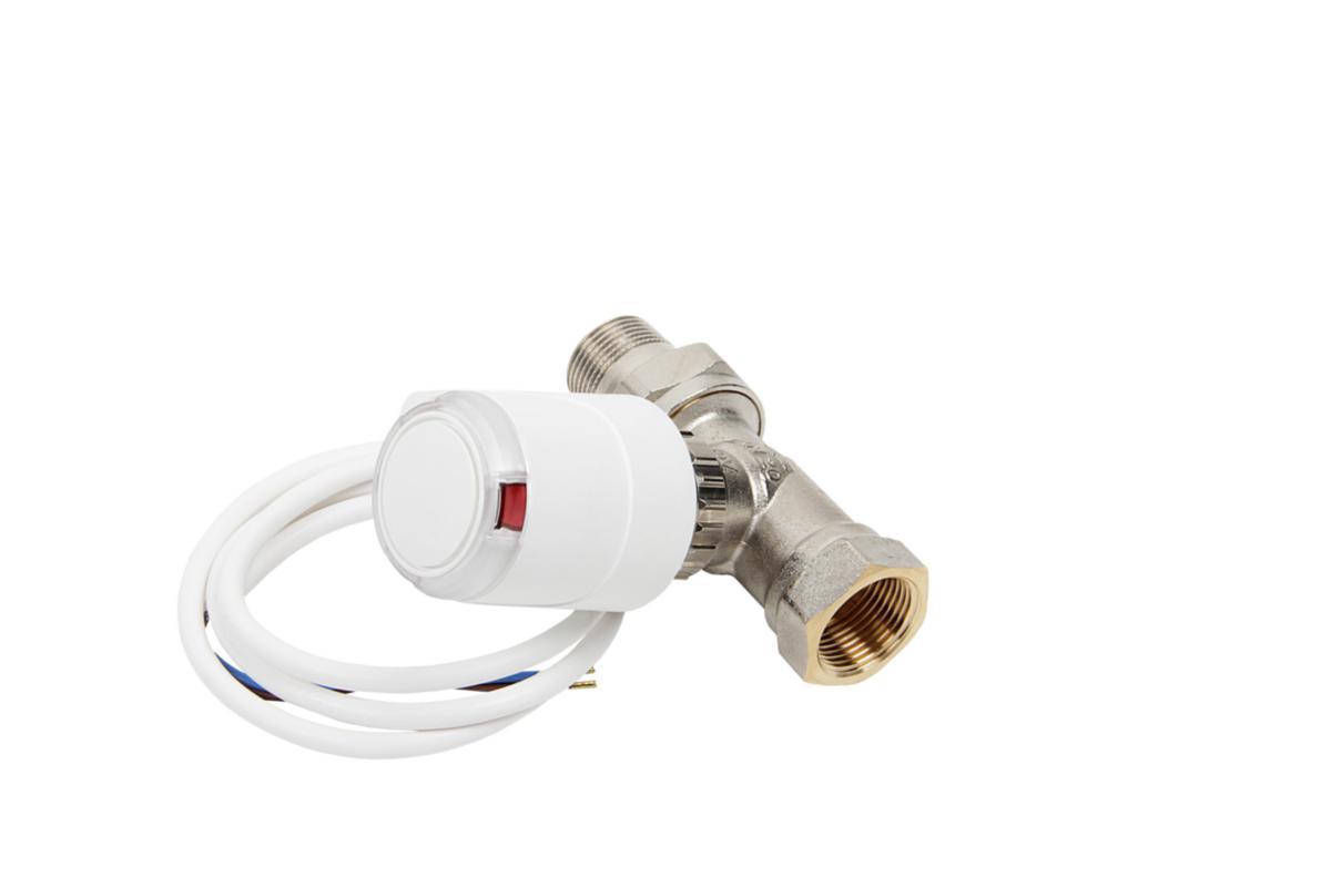 Eletrotermisk ventil FVV15.2, Eveco - VENTILSATS 2-vägs, DN15 kvs 1,8 230V