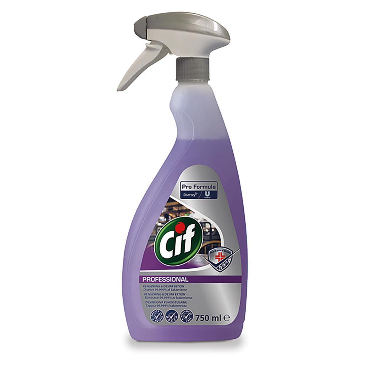 Cif Professional 2in1 Rengöring och Desinfektion - RENGÖRINGSMEDEL CIF PROF RENGÖRING&DESINFEKTION 750ML