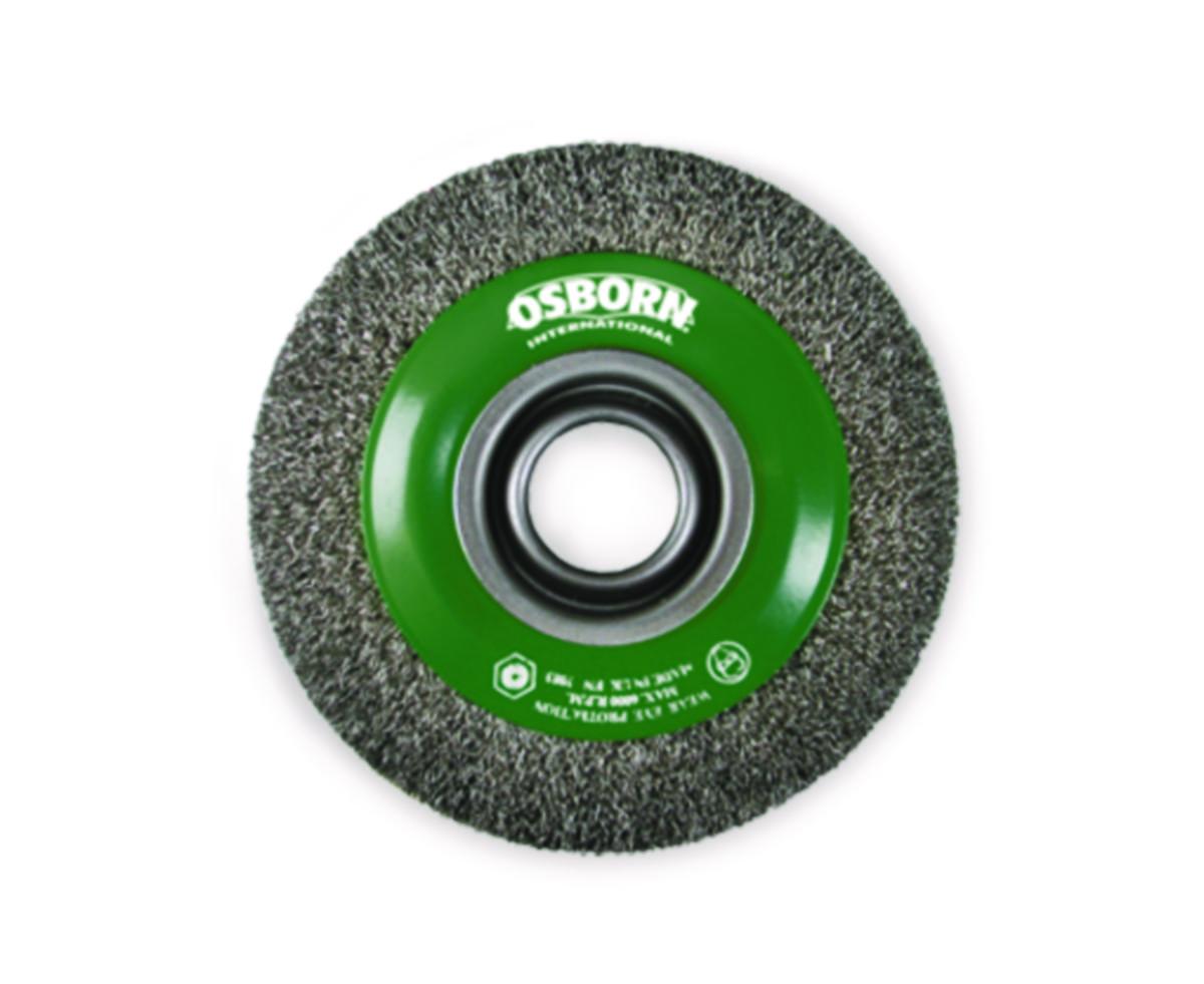 Cirkulärborste Osborn rostfri med axelhål - CIRKULÄRBORSTE OSBORN D100/20X20 0.30 ROSTFRI TRÅD