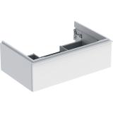Underskåp iCon för tvättställ med en låda bredd 740mm. Geberit
