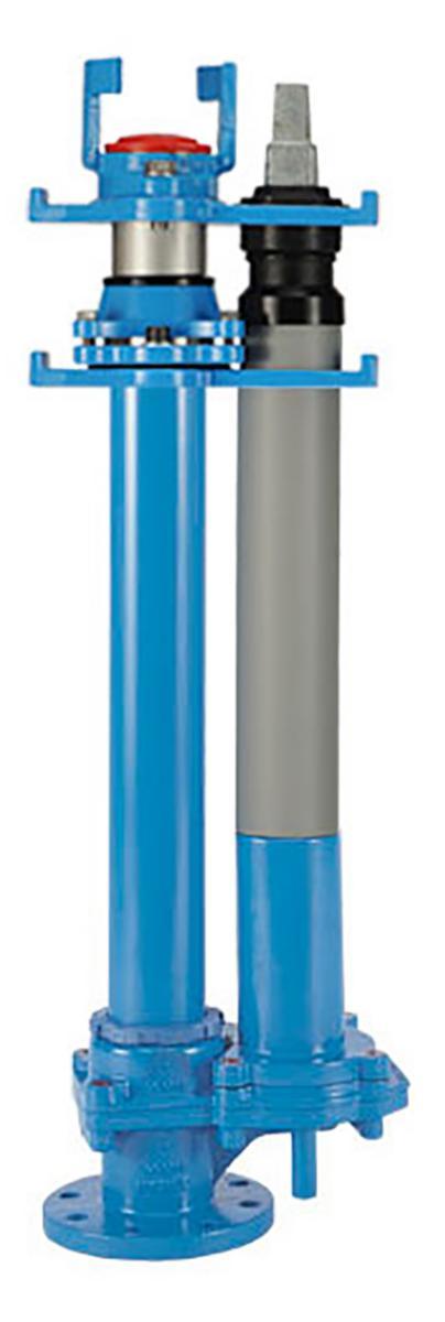 Brandpost Belos, Hawle 5070 - DN110 TELESKOPISK BRANDP PN16 SYSTEM 2000, L=1045-1345MM