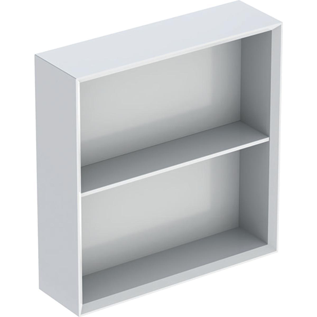 Hylla iCon kvadratisk, Geberit - GEBERIT ICON HYLLA KVAD B45 VIT / LACKERAD HÖGBLANK
