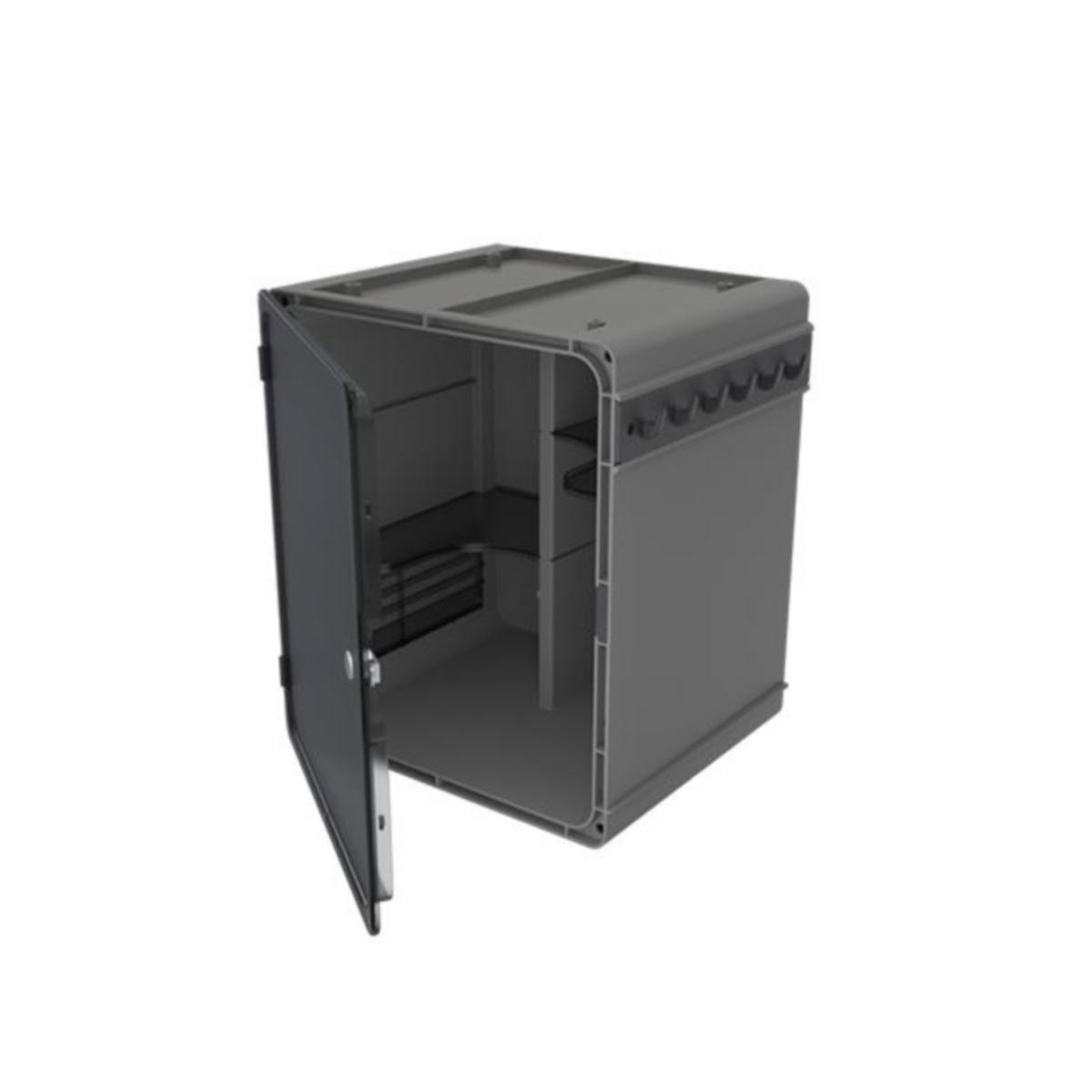 Medicinskåp plast - MEDICINSKÅP PLAST RÖKFÄRGAT B305 X DJ250 X H350MM