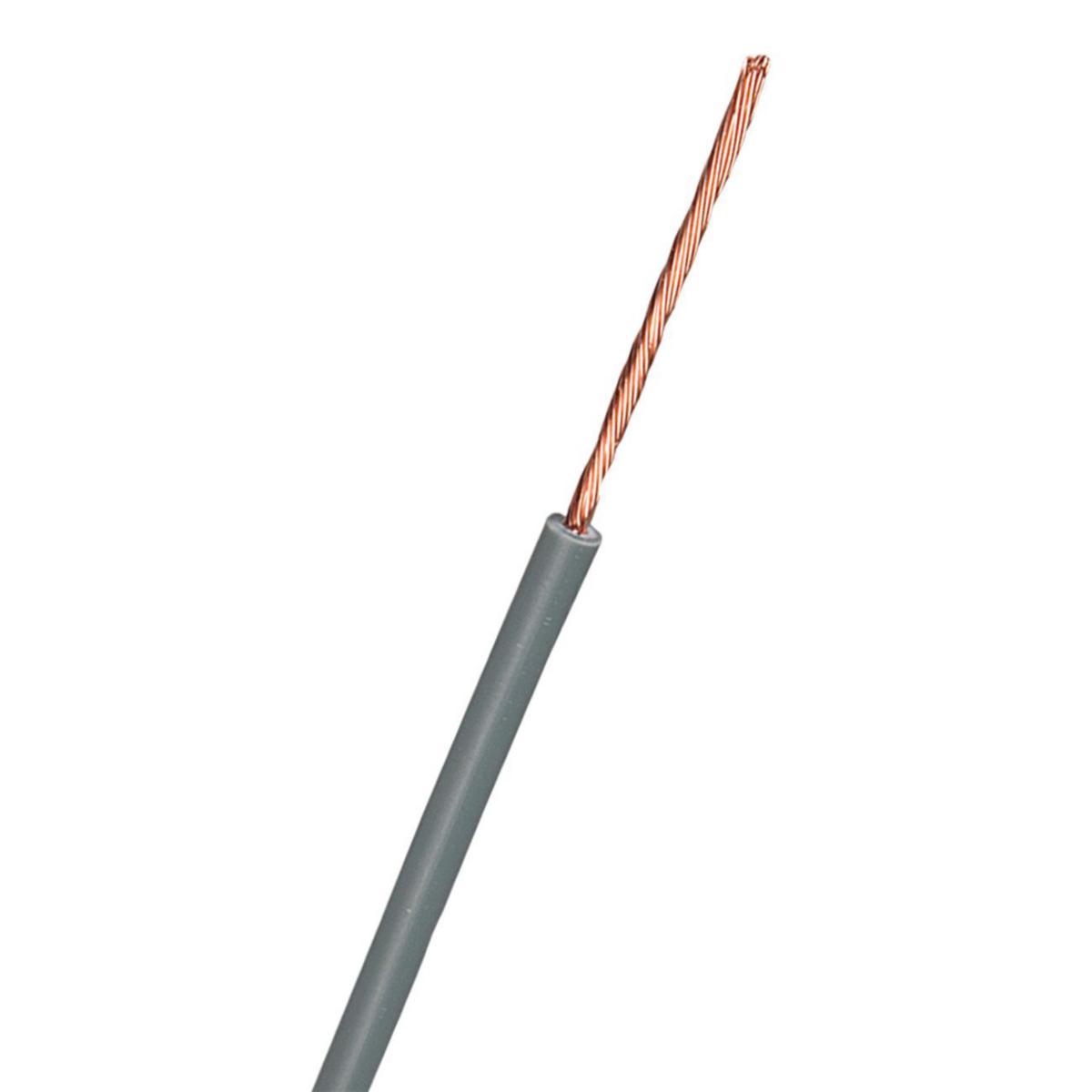 Kopplingskabel RQ (H05Z1-K) 300/500 V 0,5-1,0mm² Dca - RQ 0.5 300/500V GRÅ B200 (*3)