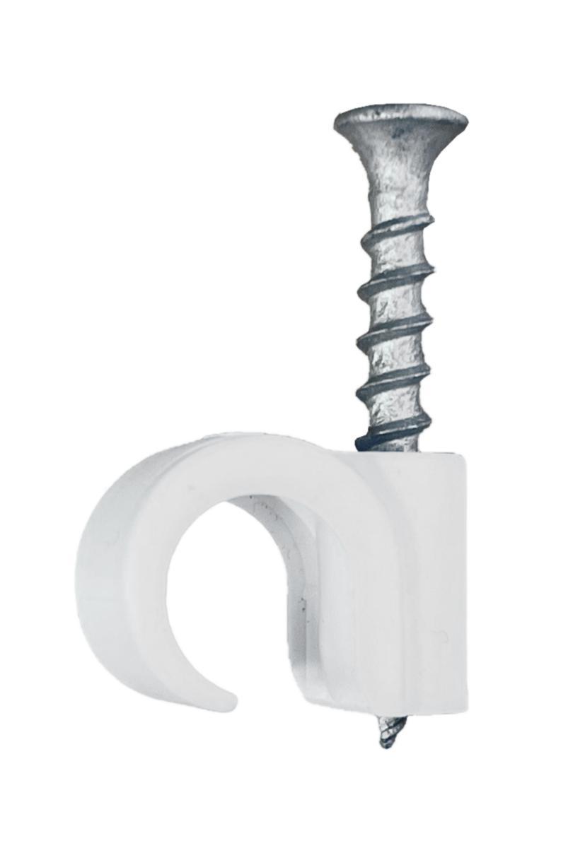 Skruvklammer SCR C3 vit, Torx T20 - SKRUVCLIPS SCR 8-12 T20 VIT 100/FRP