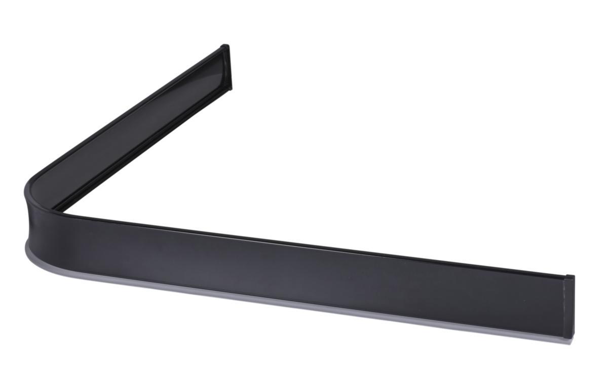 Duschsarg, vinkel - DUSCHSARG 92X92 SVART