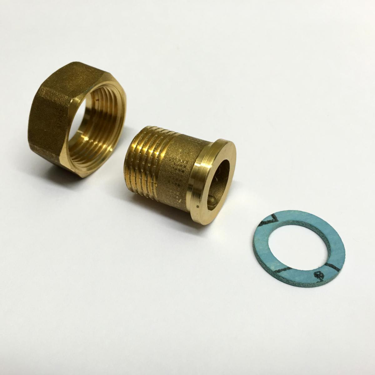 Gängnippel till reglerventil AB-QM, Danfoss - 15 GÄNGNIPPEL TILL AB-QM 1 ST, DANFOSS