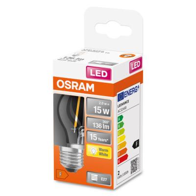 LED-LAMPA KLOT (15) E27 KLAR 827 CL P OSRAM