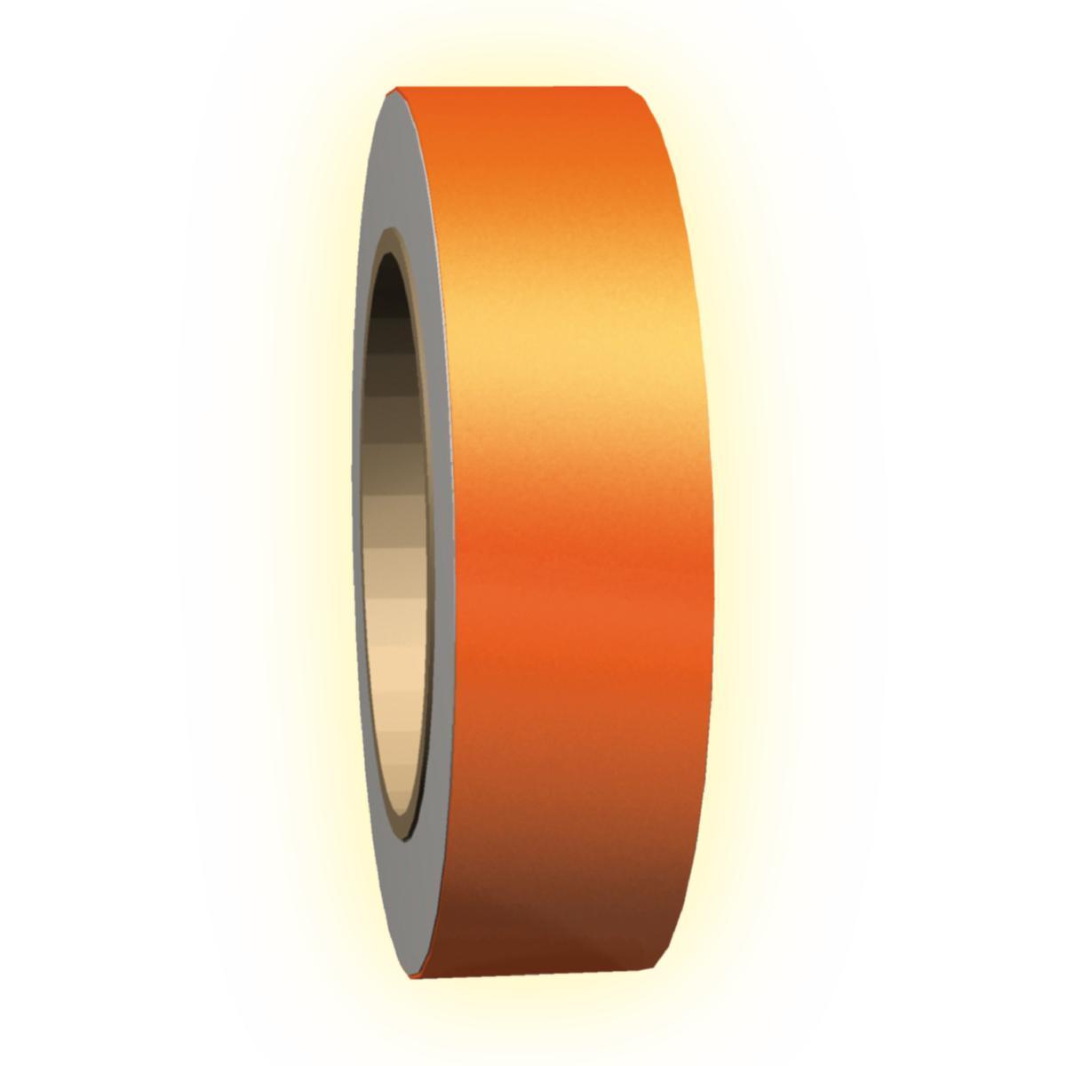 Reflexstripe, tejprulle - STRIPE REFLEX SYSTEMTEXT ORANGE 50MMX10M