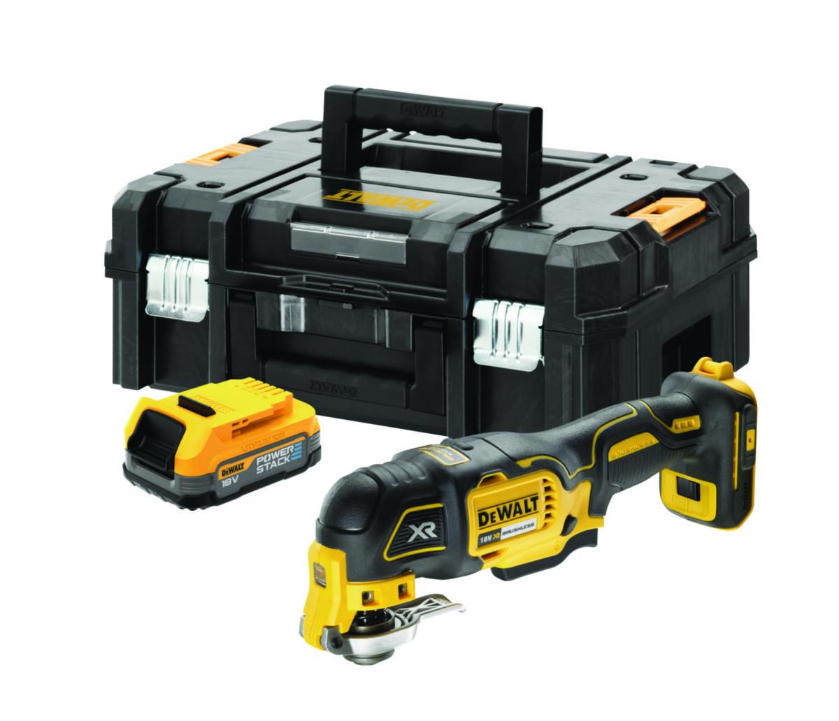 Multiverktyg DEWALT DCS356E1T - MULTIVERKTYG DEWALT DCS356E1T 18V XR, 1 X POWERSTACK, TSTAK