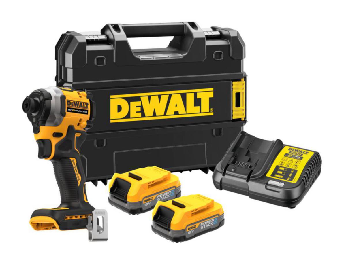 Slagskruvdragare DEWALT DCF850E2T - SLAGSKRUVDRAGARE DW DCF850E2T 18V XR, 2 X POWERSTACK, TSTAK
